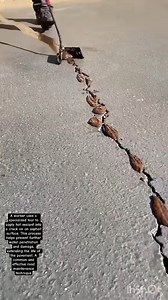 154K views · 90 reactions | Road Repair in Progress Sealing the Cracks #construction #diy | DIY - Restoration Garage | Facebook