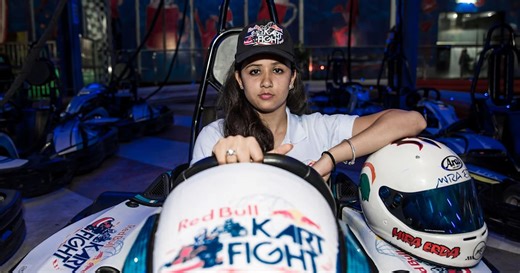 Karting her way to the top: Mira Erda