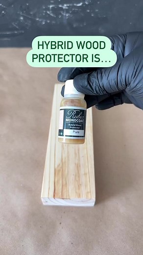 Hybrid Wood Protector is based on Rubio Monocoat technology using an integrated UV stabilizer in all colors except for Pure, which is shown here! Pure will protect your wood but will still allow for it to age naturally! All other colors will provide color stability against the natural aging of exterior wood. Hybrid Wood Protector is also: • 0% VOC and does not contain any water or solvents • suitable for almost all wood species • can be used for interior applications • ideal for wooden decks, sh