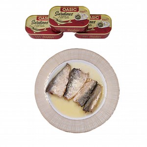 [Hot Item] Canned Pilchards Sardines Fish 125g in Tin in Oil Brine