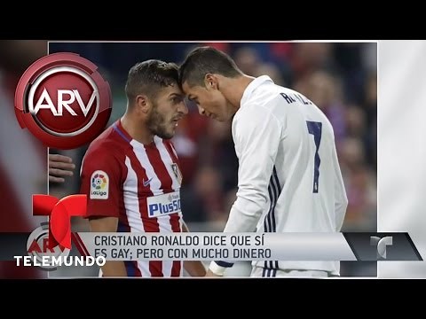 Cristiano Ronaldo dice que es gay, pero con dinero | Al Rojo Vivo | Telemundo