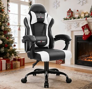 JONPONY Ergonomic Gaming Chairs,Office Chair,High Back Computer Chair,Adjustable 360° Swivel Chair with Headrest and Lumbar Support ,WHITE - Walmart.com