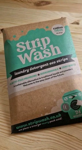These smart new eco friendly laundry detergent sheets by StripWash dissolve in the washing machine! 🌿 The power of regular detergent compressed into a lightweight strip that gives your clothes a proper wash. 🙌 Reduces carbon emissions by 94% compared to transporting heavy liquids or detergent powder. 👍 . . . . . #stripwash #reducecarbonemmisions #washingdetergent #ecoliving #sustainable #envionmentallyfriendly | Earthmother