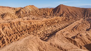 Chile Atacama Desert Landscape in 4K
