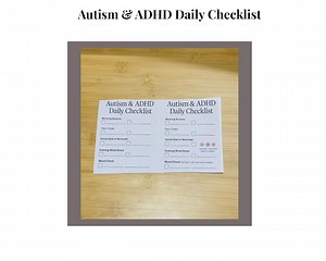 Autism   ADHD Daily Checklist | Printable Routine and Mood Tracker for Kids, Teens, Adults - Etsy Canada
