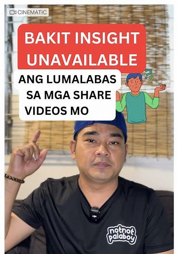 3.9K views · 292 reactions | Ano ang insight unavailable na nakalagay sa share video mo sa facebook #facebooktips #notnotpalaboy | Notnot palaboy | Facebook