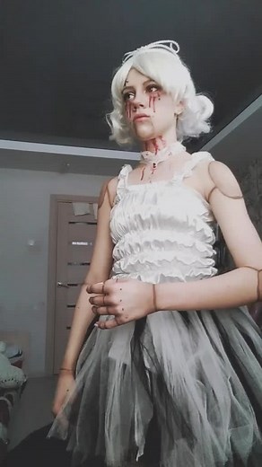 Fake blood 🖤🖐️ #fakeblood #creepy #cosplay #doll #duett