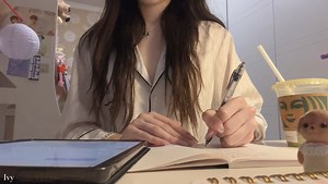 Study with me｜实时学习50min｜白噪音无bgm｜study account 准大二女生SA｜晚间治愈学习