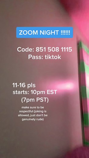 Zoom Night !! #zoom #zoomcodes #zoomnight #zoomapp