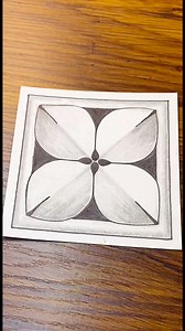 Creative And Beautiful Folium(Fragment) Pattern | Drawing Tutorial For Beginners #zentangle #zenart #zendoodle #zenart #mindfulart #trending #viralpost #fbpge #easyart | Easy Art
