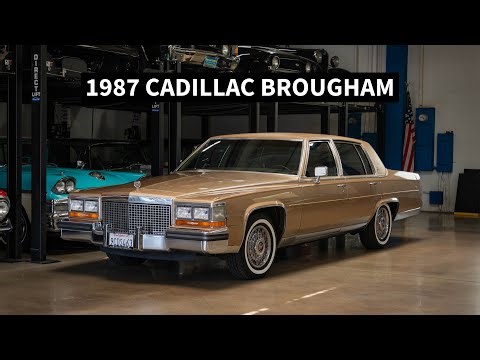 1987 CADILLAC BROUGHAM 5.0L V8 Sedan with 46K orig miles arrives at West Coast Classics, Torrance CA
