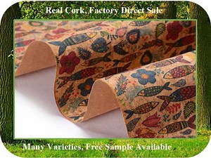 [Hot Item] Factory Wholesale Digital Printed Natural Cork for Bags, Shoes, Decratives, Stationeries (HS-CP-008)