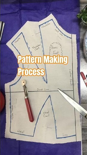 Pattern Making Class ✅ Online #patterncutting #patternmaking