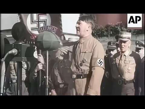 Adolf Hitler Speech in 1933 in Color | Stahlhelm Steel Helmets