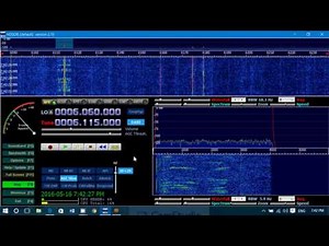 WWCR 6115 Khz shortwave on Soft66RTL SDR receiver