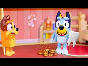 BLUEY Conhece a Fada dos Dentes! | Brinquedos Bluey em Português
