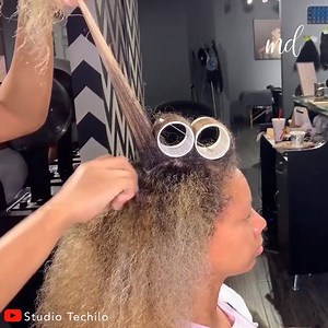 1.9M views · 5.5K reactions | Amazing curly to straight hair transformation! | MetDaan Tips | Facebook