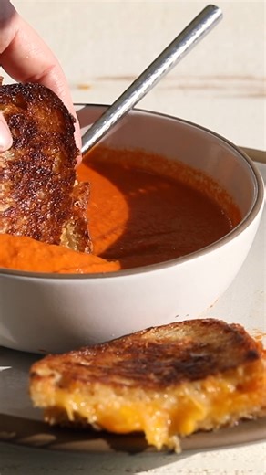 16K views · 101 reactions | Grilled Cheese and Tomato Soup Tips | Cooking with Cocktail Rings | Facebook