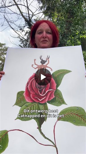 Dit ontwerp heet Catnapped. Dit is het verhaal achter Catnapped. Al mijn leven lang ben ik gefascineerd door de roos. In de zin van dat ik er een haat-liefde verhouding mee heb. De kleuren van de… | Sanne Kreuze