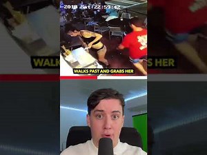 Waitress successfully defended herself from an aggressive customer