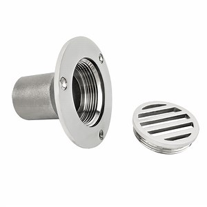[Hot Item] Stainless Steel 316 Marine Hardware Tank Vent Through Hull Cockpit Scupper Deck Drain for Boat