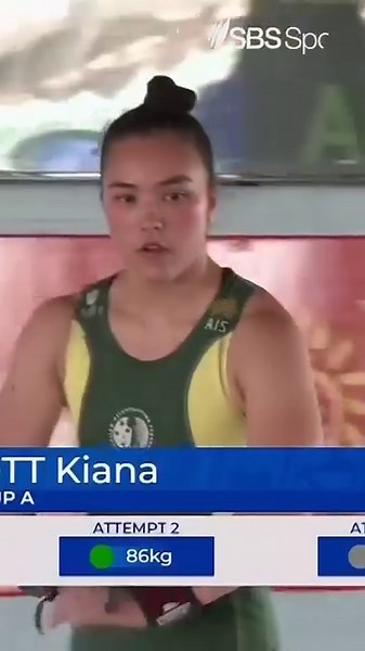 33K views · 1.4K reactions | SUPER  STRENGTH!  Kiana Elliot takes a huge step towards the Paris 2024 Olympics with a silver medal in the Women's 59kg weightlifting at #Sol2023! | SBS Sport | Facebook