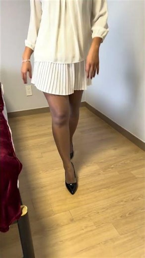 How do you find my walking in grey pantyhose? 🥰🥰🥰