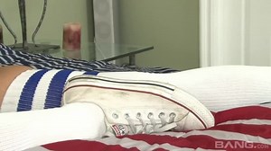 Madelyn Monroe babysitter sleeping on the wife's bed