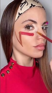 Blusher hack #fashion #beauty #makeup #hack #trending