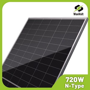 [Hot Item] Hjt Solar PV Module 750wp Mbb Mono Solar Panel System 700W 720W with CE TUV Certificate
