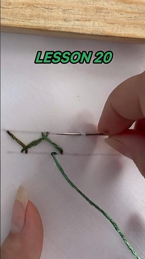 Herringbone Stitch Tutorial | Hand Embroidery for Beginners #20