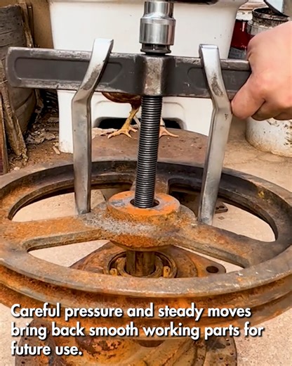 Rusted Pulley Removal Made Simple #ToolTips #MetalWork #RepairLife | Pixplor