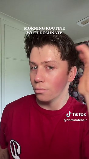 Morning routine, helped with Dominate. #dominate #dominatehair