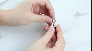 Shower Door Stainless Steel Pivot Pin with Hex-Nut and Washer Compatible with Pivot Shower Doors, Shower Glass Doors Parts Repair