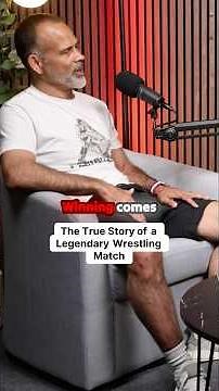 The True Story of a Legendary Wrestling Match #podcast #interview #wrestlingjourney