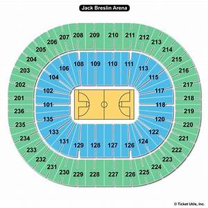 Jack Breslin Student Events Center Seating Chart Seating Charts Tickets