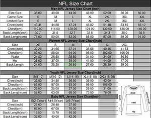 Size Chart Nfl Replica Jerseys Personalized Nfl Jersey