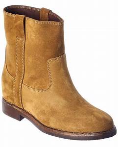  Marant Susee Suede Boot In Brown Lyst Canada