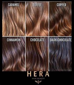 Caramel Hair Color Chart