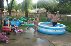 pool fun backyard pools blow around yard kerrie show grass mcloughlin notice centre