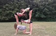 acro stunts stunt gymnastics partner cheerleading