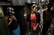 cambodia cambodian prostitute phnom penh whores slaves smokes asfouri brief afp shantytown cigarette june