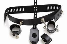 harness leather cock male penis chastity bondage handcuffs belt cage fetish rings pu panties men sexy vibrating sex hand restraints