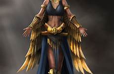 egyptian goddess artstation mythology isis egypt