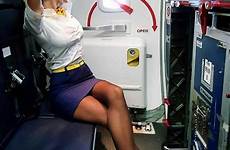 attendant attendants airline hostess stewardess stewardesses uniforms azafatas sexyflightattendants outfits stewardessen nylons flashing nylon flugbegleiter minirock kleider pilot airhostess beine