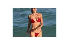 sofia resing bikini miami skimpy red beach basel thong during story aznude gotceleb hawtcelebs sexy quote