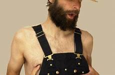 amish gay man overalls shirt men bib wrestling hat saved tumblr bibs beefy bears stocky coveralls hairy wearing beard musclemen