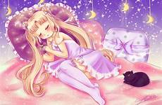 sailor moon sleeping deviantart nawal anime princess crystal