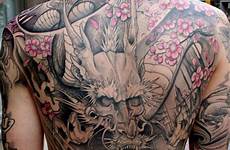 dragon back tattoo japanese massive asian style whole tattoos breathtaking colored half piece flowers styles oriental costas tattooimages biz cherry