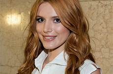 bella cleavage thorne perfect natural tight look red actress pretty sporting high hair